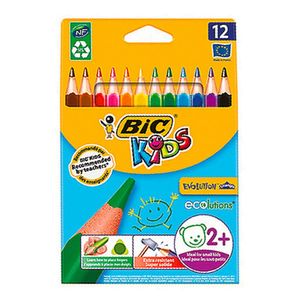 Lápices de Colores Gigantes Triangulares Kids Jgox12un