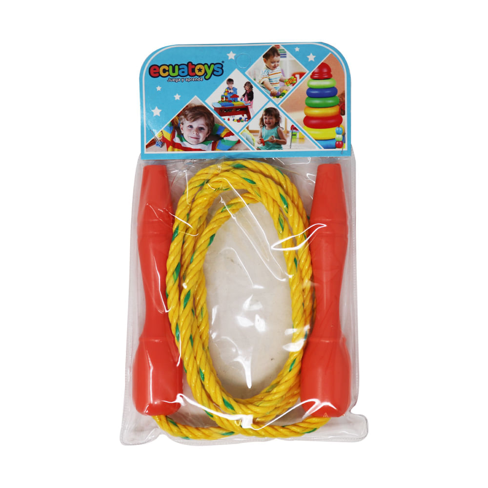 Cuerda para saltar larga (paquete de 2), cuerda para saltar con cuentas  blandas para niños, adultos, cuerda para saltar segmentada de plástico  Adepaton Ligas y bandas