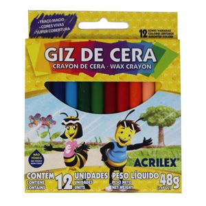 Crayones colores cortos delgados jgox12un cja cartón