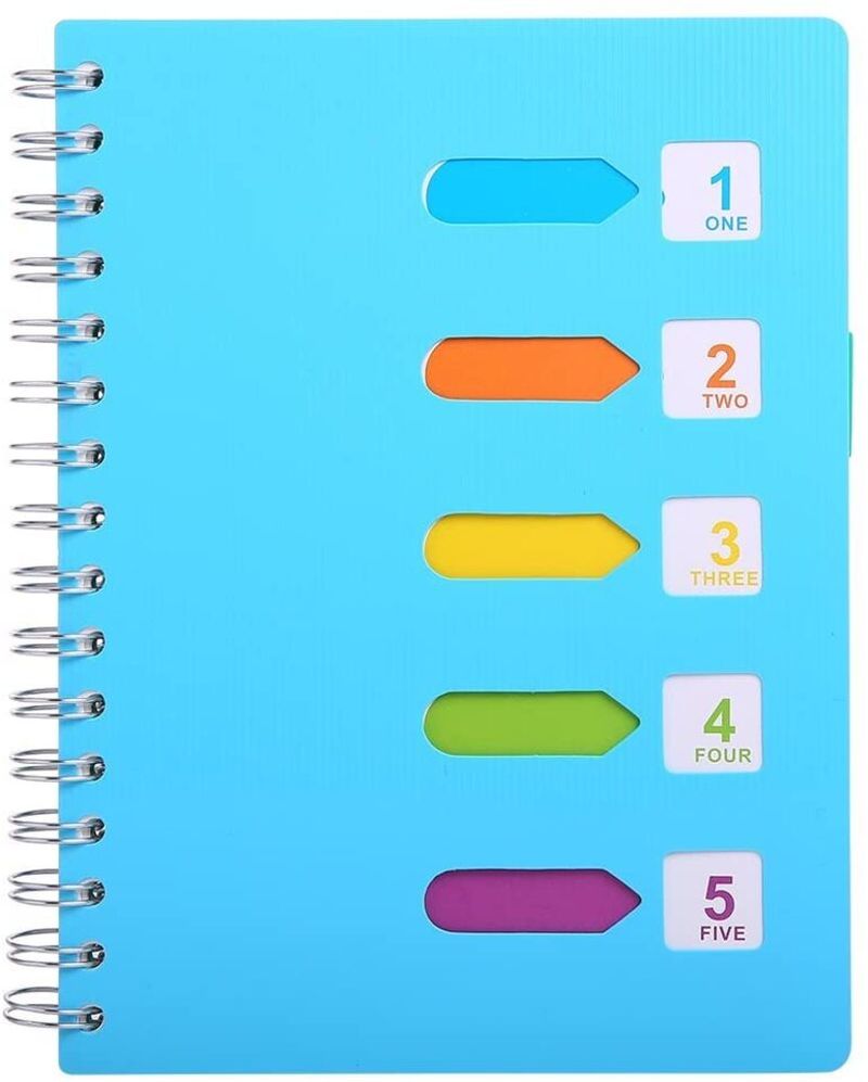 Cuaderno-espiral-A5-60hjs-cuadros-economico-Mosaico-Azul