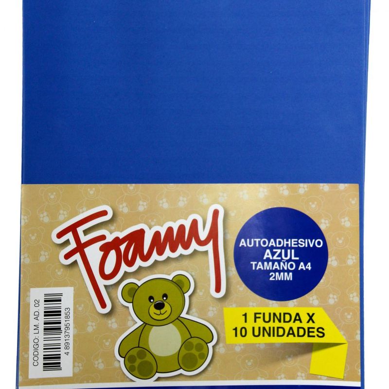 Foamy-Liso-A4-Azul