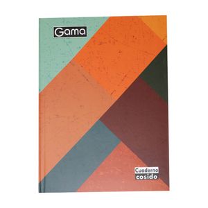 Cuaderno Cosido 100hjs Cuadros Pasta Dura Diseño Masculino