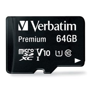 Memoria Micro Sd 64GB Clase 10 - VERBATIM - 44084