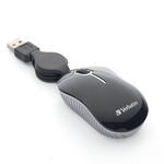 Mouse-Mini---USB---VERBATIM---Traveler---Negro