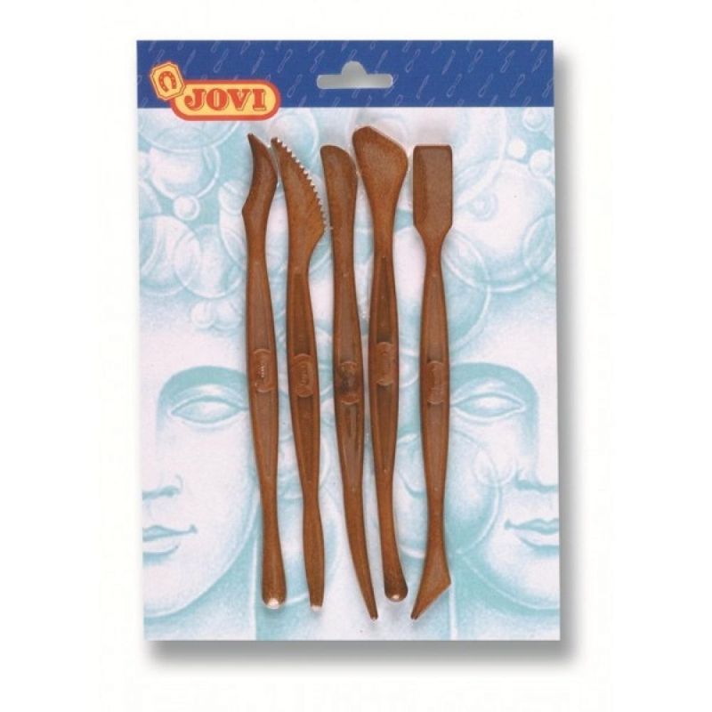 Modeladores para plastilina de 5 unidades.