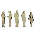 Maquetas escala 1:50 personas mdf