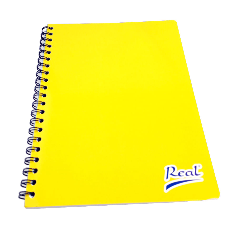 Comprar Cuaderno Espiral 100 Hojas Dibujo Solidos - Amarillo