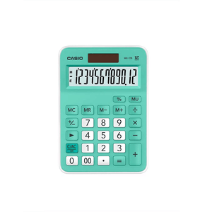 Calculadora De Escritorio MX-12B-GN Verde Pastel