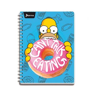 Cuaderno Espiral A4 100Hjs Cuadros Simpsons