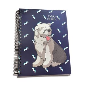 Cuaderno Espiral A4 200Hjs Cuadros Pasta Dura Dog Book