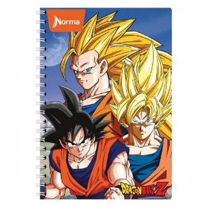 Cuaderno Espiral A4 100hjs 1 Línea Dragón Ball Norma