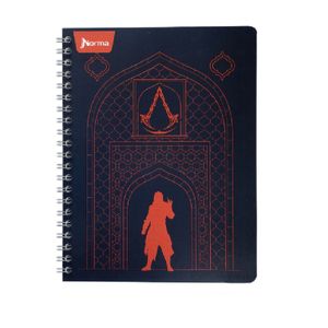 Cuaderno Espiral A4 100hjs Cuadros Durabook Assassin´S