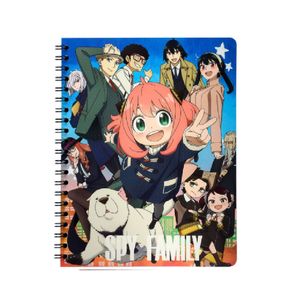 Cuaderno Espiral A4 100hjs Cuadros Spy X Family