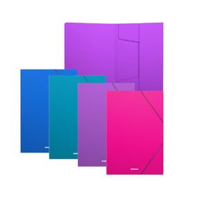 Folder Plástico A4 Con Elástico Colores Neón 50380