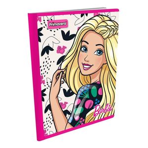 Cuaderno Espiral A4 100hjs Cuadros Pasta Dura Barbie