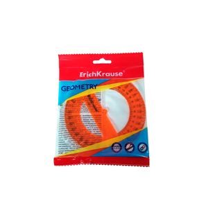 Graduador circulo 360gds 12cm naranja neon blisterx01 49552