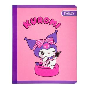 Cuaderno Cosido 100hjs Cuadros Kuromi