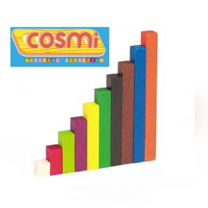 Didáctico Regleta Cuisenaire 100pza Cosmi