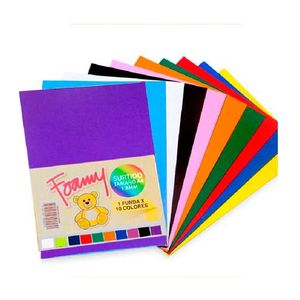 Foamy Liso A4 Varios Colores Fdax10un Lm.P.S