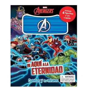 Cuentos Y Aventuras Avengers Con 4 Figuras