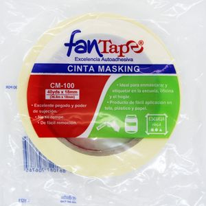 Cinta Adhesiva Masking 18Mmx34.7M Escolar