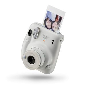 Camará Instax Pack Mini 12 Fmecafu1081 Camará Blanca + Estuche Gris + Papelpelicula Instantanea