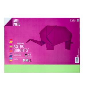 Cartulina Fina Astrobrights Colores Fluorescentes A3 176Gr PQx10