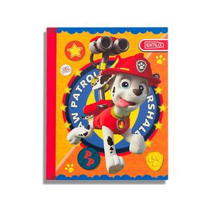 Cuaderno Cosido 100Hjs Cuadros Parvulario Paw Patrol