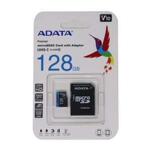 Memoria Micro Sd 128GB Clase 10 - ADATA - AUSDX128GUICL10A1-RA1