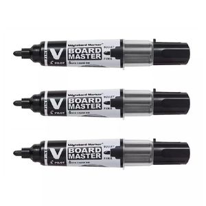 Marcador Pizarra 2.3mm Pta Redonda Negro Recargable Cartucho Wbma-Vbm-M Pilot