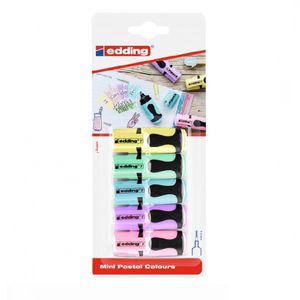 Resaltador 1-3mm Pta Biselada Jgox5 Colores Pastel E-7/5 Edding