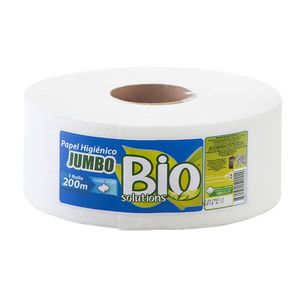 Papel Higienico Jumbo Blanco Doble Hoja 200Mt