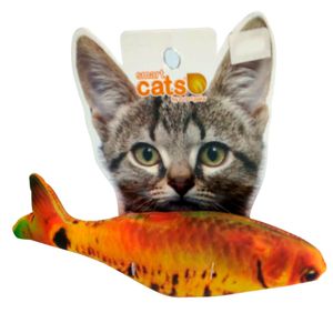 Juguete pez para gato 18cmx7cm smc-009