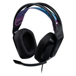 Audífono Gaming Tipo Diadema Con Micrófono G335 Negro 3.5mm