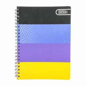 Cuaderno Espiral A4 100hjs Cuadros Notebook