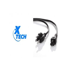 Cable De Poder 1.8mt 3 Pines Xtc-120 Para Laptop 3 Clavijas