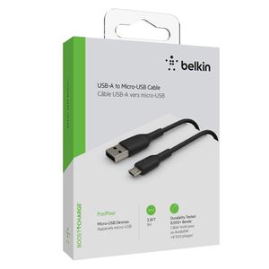 Cable USB a Micro USB Macho  BELKIN  CAB005BT1MBK