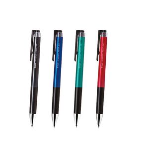 Boligrafo Fino Pta Media Azul Cpo Rojo Bl-Ex1-7red-L+Caja