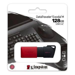 Jet Flash 128gb Dtx Exodia Usb 3.2 Gen 1 Black Red