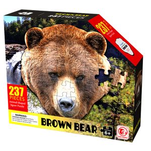 Rompecabezas Cartón 238 Pcs Oso Grizzly Ref B1587783