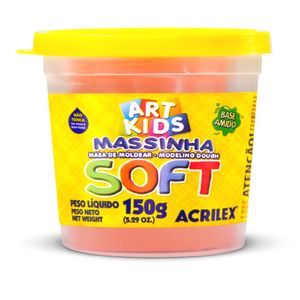 Masa para moldear 150grs naranja en vaso soft 7315/105.6