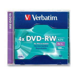 DVD-RW - VERBATIM - Caja Acrílica