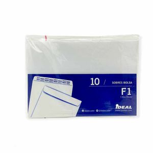 Sobres Bond F1 16cmx23.0cm/75grs Pqtx10