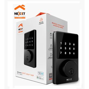 Cerradura Inteligente WiFi Compatible Alexa Y Google Negra