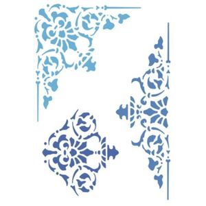 Stencil 13x13cm cantonera 1126