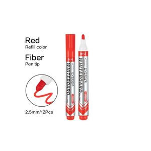 Marcador Pizarra Pta Redonda Rojo U016-Rd