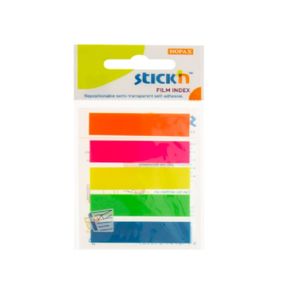 Banderita 45mmx12mm 5colores Neón Blisterx125un 21050