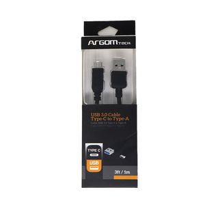 Cable USB 3.0 Tipo C Macho de 1mt - ARGOM - ARGCB0041