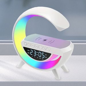 Lam Led De Escritorio Reloj Bt Parlante Bluetoo