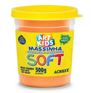 Masa Para Moldear 500grs Naranja En Vaso Soft 7350/105.4